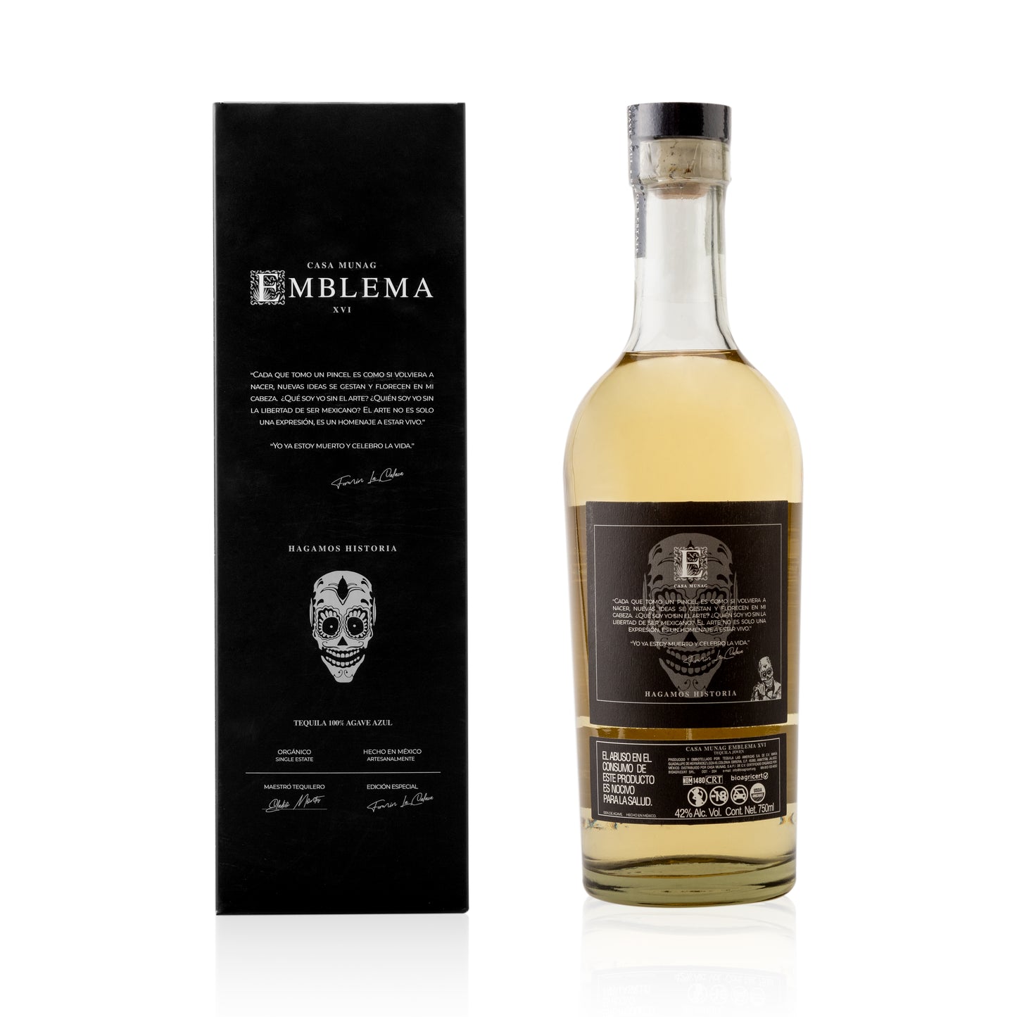 TEQUILA CASA MUNAG EMBLEMA JOVEN- EDICIÓN ESPECIAL - 750 ml