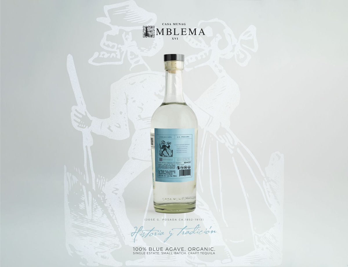 TEQUILA CASA MUNAG EMBLEMA PLATA - 700 ml