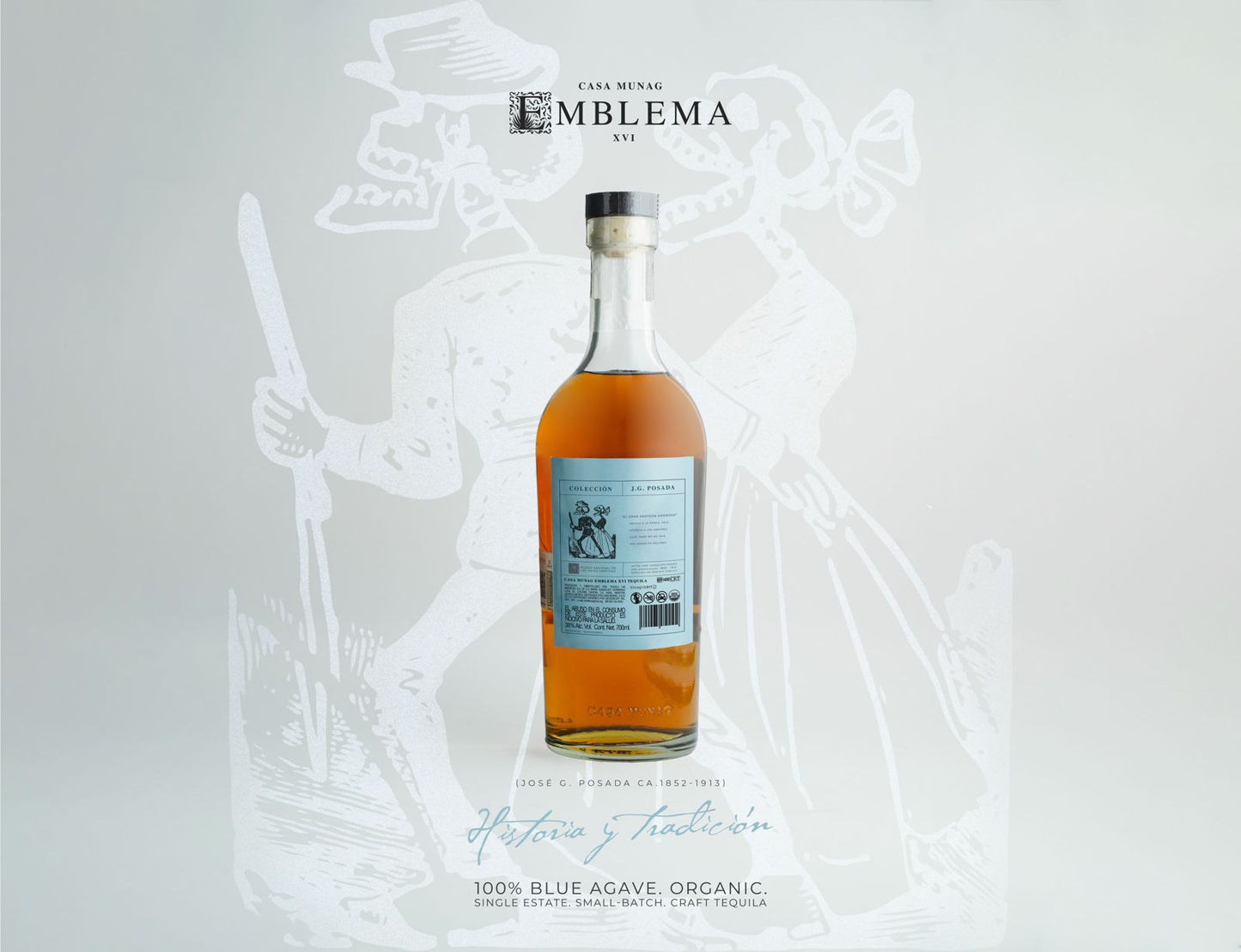 TEQUILA CASA MUNAG EMBLEMA EXTRA AÑEJO - 700 ml