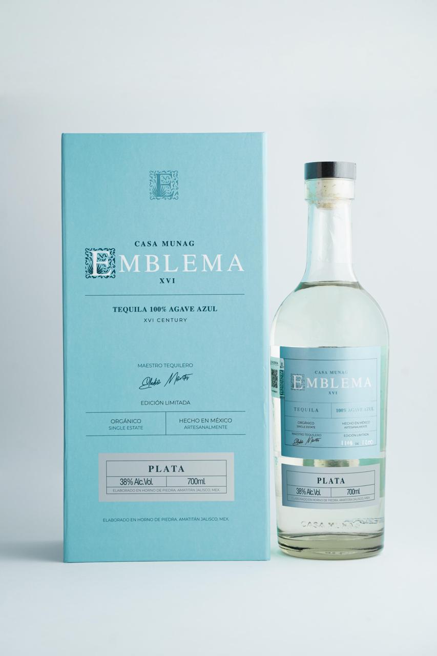 TEQUILA CASA MUNAG EMBLEMA PLATA - 700 ml